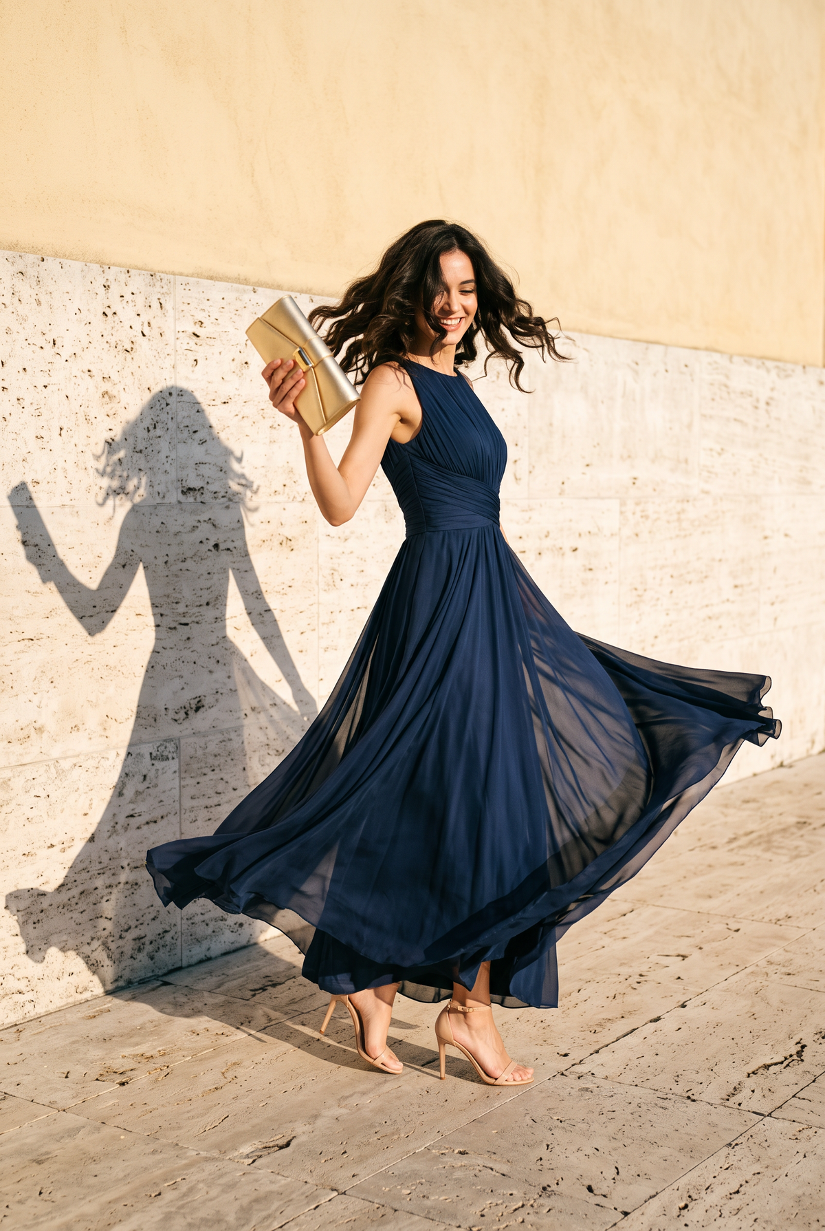 Robe Masarova Longue Avec Cache-Ventre